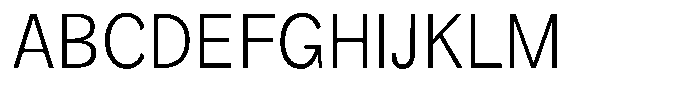 Orvian Light Semi Condensed Font UPPERCASE
