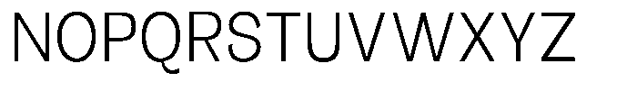 Orvian Light Semi Condensed Font UPPERCASE