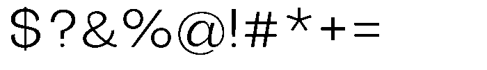Orvian Light Semi Expanded Font OTHER CHARS