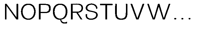 Orvian Light Semi Expanded Font UPPERCASE