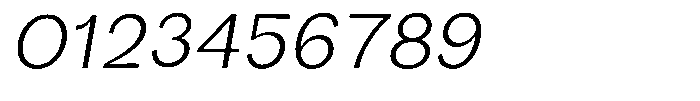 Orvian Light Slanted Font OTHER CHARS