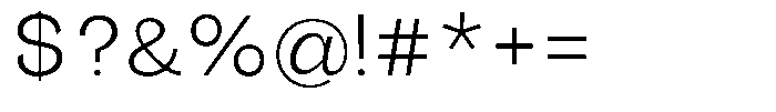 Orvian Light Font OTHER CHARS