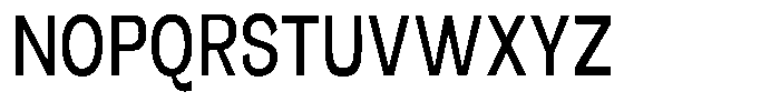 Orvian Medium Condensed Font UPPERCASE
