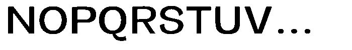 Orvian Medium Expanded Font UPPERCASE