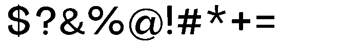 Orvian Medium Font OTHER CHARS