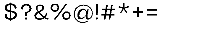 Orvian Regular Font OTHER CHARS