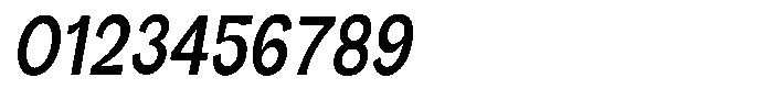 Orvian Semi Bold Condensed Slanted Font OTHER CHARS