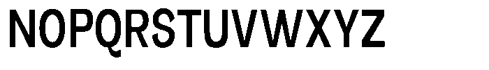 Orvian Semi Bold Condensed Font UPPERCASE