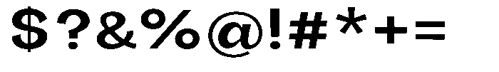 Orvian Semi Bold Expanded Font OTHER CHARS