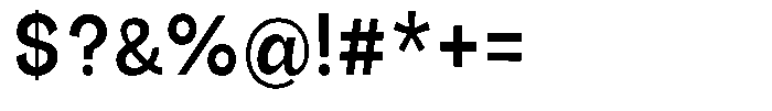 Orvian Semi Bold Semi Condensed Font OTHER CHARS