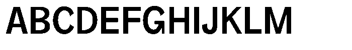 Orvian Semi Bold Semi Condensed Font UPPERCASE