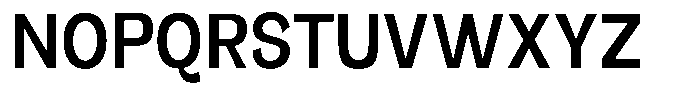 Orvian Semi Bold Semi Condensed Font UPPERCASE