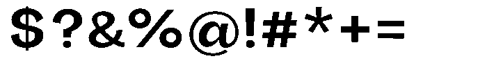 Orvian Semi Bold Semi Expanded Font OTHER CHARS