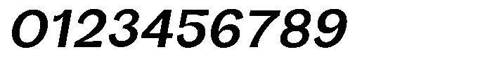 Orvian Semi Bold Slanted Font OTHER CHARS