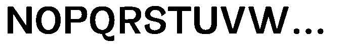 Orvian Semi Bold Font UPPERCASE