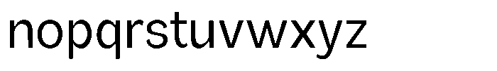 Orvian Semi Condensed Font LOWERCASE