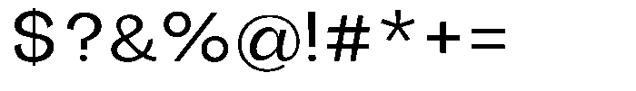 Orvian Semi Expanded Font OTHER CHARS