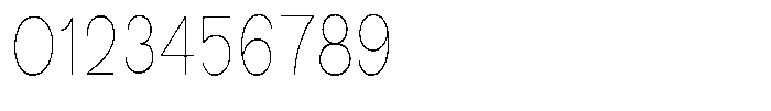 Orvian Thin Condensed Font OTHER CHARS