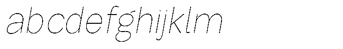 Orvian Thin Semi Condensed Slanted FONT