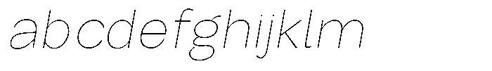 Orvian Thin Semi Expanded Slanted FONT