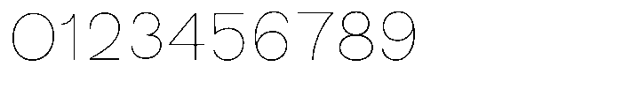Orvian Thin Semi Expanded Font OTHER CHARS