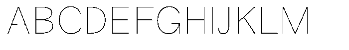 Orvian Thin Font UPPERCASE
