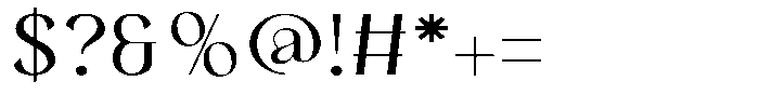 Orviane Font OTHER CHARS