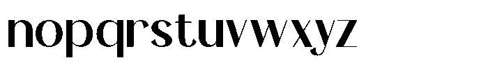 Orviele Font LOWERCASE