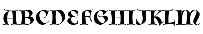 ORBE REGULAR Font LOWERCASE