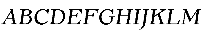 Or Lemmen LightItalic Font UPPERCASE