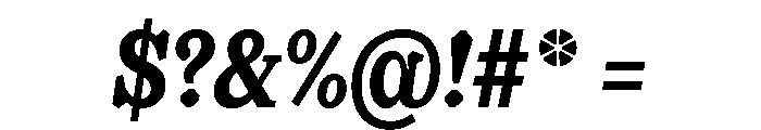 Or LemmenCondensed BoldItalic Font OTHER CHARS