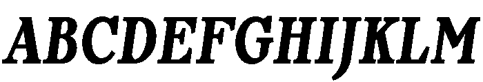 Or LemmenCondensed BoldItalic Font UPPERCASE