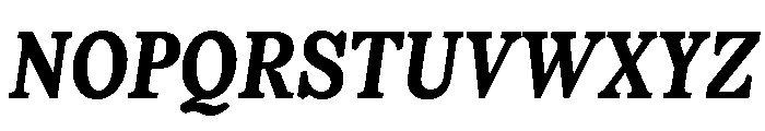 Or LemmenCondensed BoldItalic Font UPPERCASE