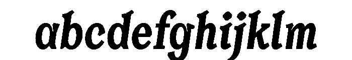 Or LemmenCondensed BoldItalic FONT
