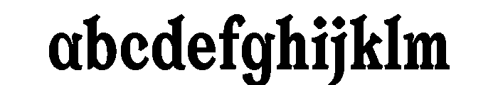 Or LemmenCondensed Bold FONT