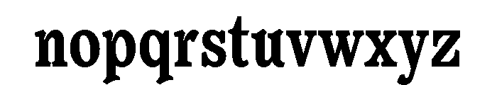 Or LemmenCondensed Bold Font LOWERCASE