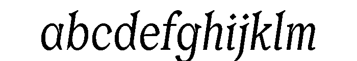 Or LemmenCondensed LightItalic FONT
