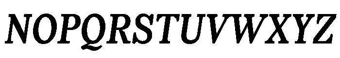 Or LemmenCondensed MediumItalic Font UPPERCASE