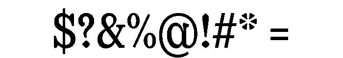 Or LemmenCondensed Regular Font OTHER CHARS
