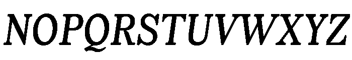 Or LemmenCondensed RegularItalic Font UPPERCASE