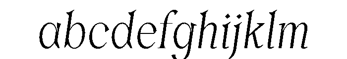 Or LemmenCondensed ThinItalic FONT