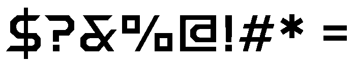 OrForzata Regular Font OTHER CHARS