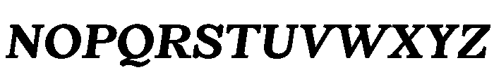 OrLemmen BoldItalic Font UPPERCASE