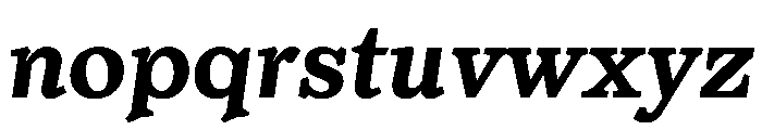 OrLemmen BoldItalic Font LOWERCASE