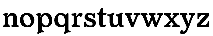 OrLemmen Medium Font LOWERCASE