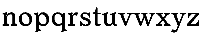 OrLemmen Regular Font LOWERCASE