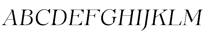 OrLemmen ThinItalic Font UPPERCASE