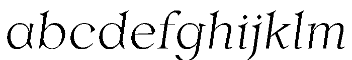 OrLemmen ThinItalic FONT