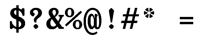 OrLemmenMono Medium Font OTHER CHARS