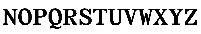 OrLemmenMono Medium Font UPPERCASE